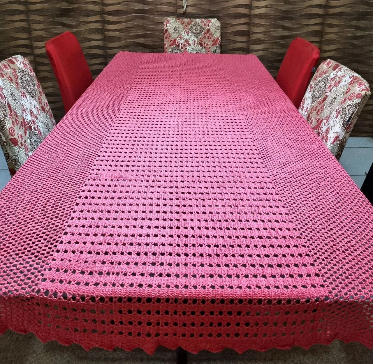Toalha de Mesa Crochê - Colorido e Elegante - Vários Modelos - Foto 3