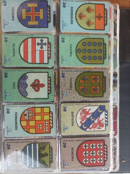 Coleção de Cartões Telemar - Escudos de Famílias Portuguesas