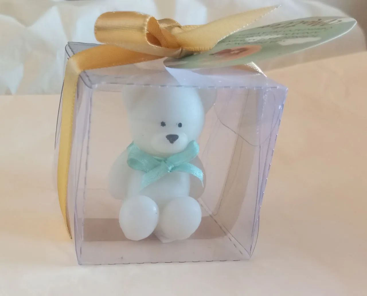 Lembrancinha maternidade urso teddy - Foto 3
