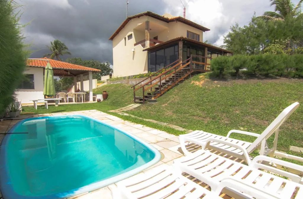 CASA BEIRA MAR COM PISCINA - PRAIA MURIÚ - LOCAÇÃO TEMPORÁRIA 