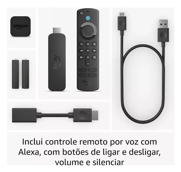 Fire Tv Stick Wifi 6 4K - Alexa Amazon Lacrado Original + Entrega Grátis Df - Foto 5