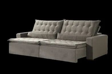 Sofá retrátil reclinável 2,30m Chuck  - Foto 3