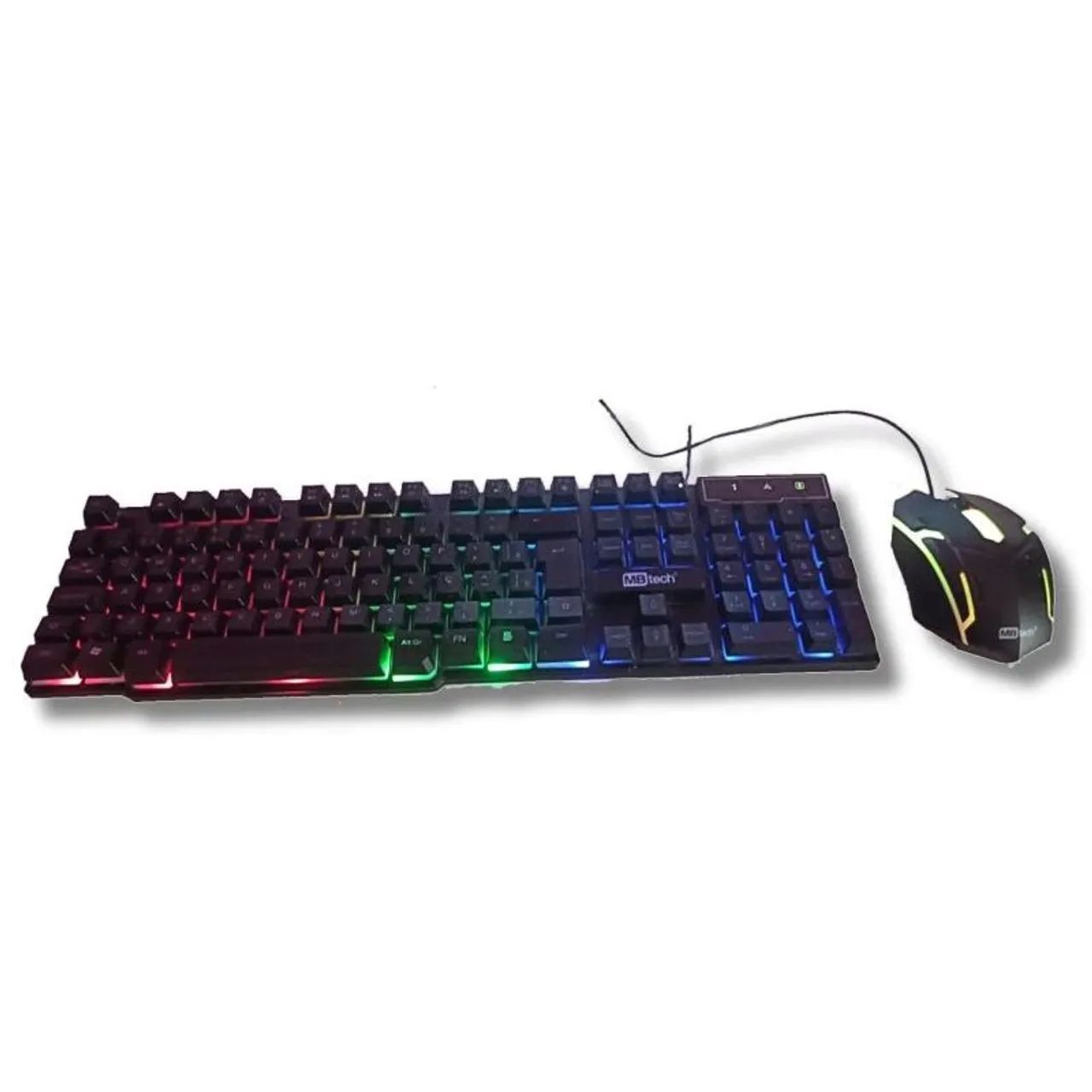 Teclado e Mouse Gamer com Iluminação RGB - K8 - Foto 5