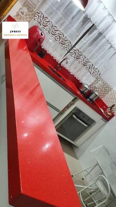 Cozinha Planejada/Lavatório - Mármore Vermelho Estellar (Linha Quartzo) - Foto 3