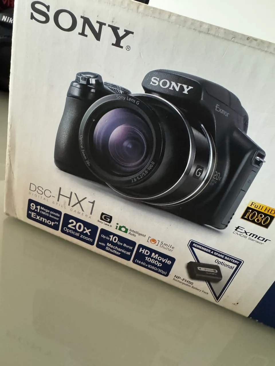 SONY DSC-HX1 Cyber-shot サイバーショット コンデジ 箱 sony dsc hx1