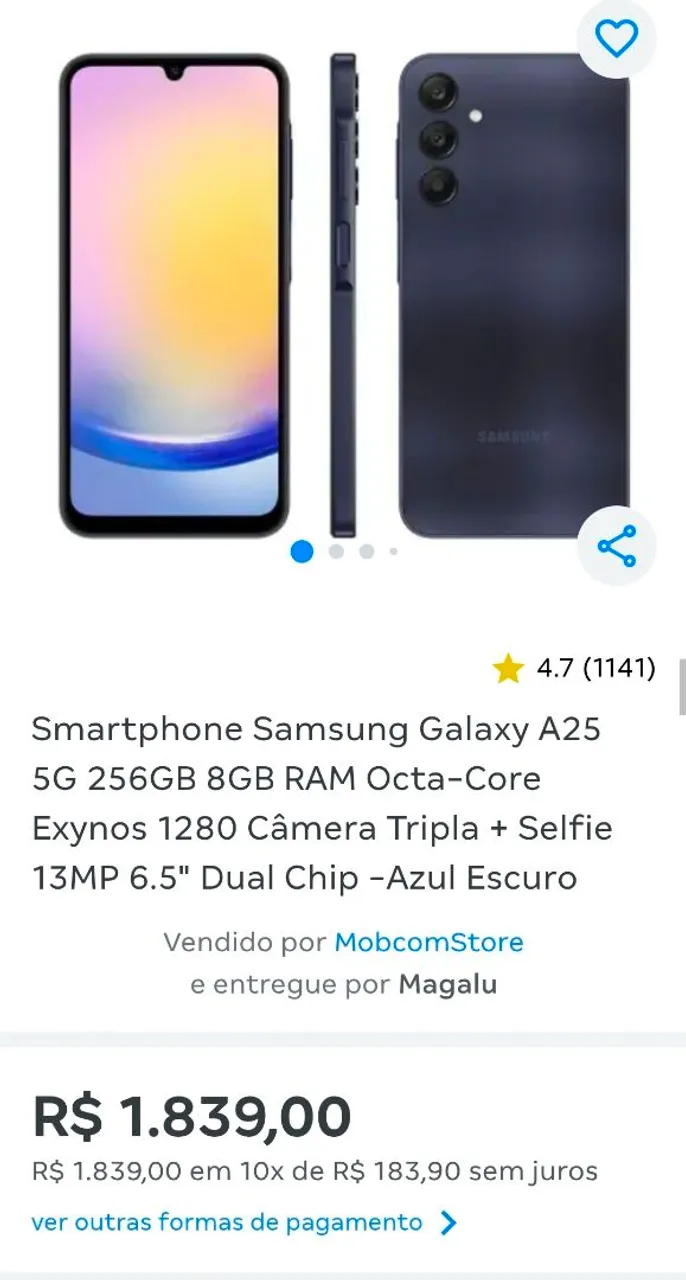 Samsung A25 256gb 5G