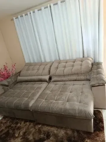 Sofá Retrátil e Reclinável 250cm - com Molas ensacadas (Novo da fábrica Peroba)
