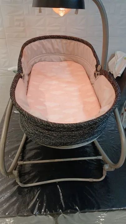 cmoisés / berço / cadeira de balanço 3 em 1 - tiny love - Foto 4