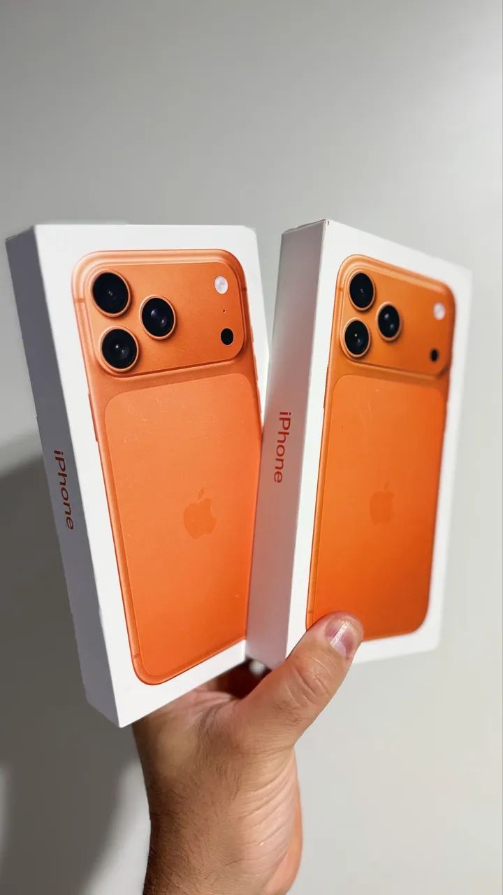 Apple iPhone 17 Pro Max 256GB Laranja LACRADO - Celulares e