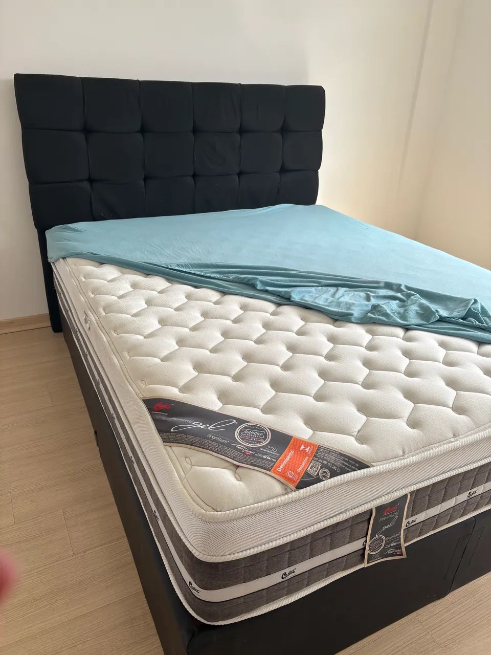 Cama box completa com colchão e cabeceira - Foto 3