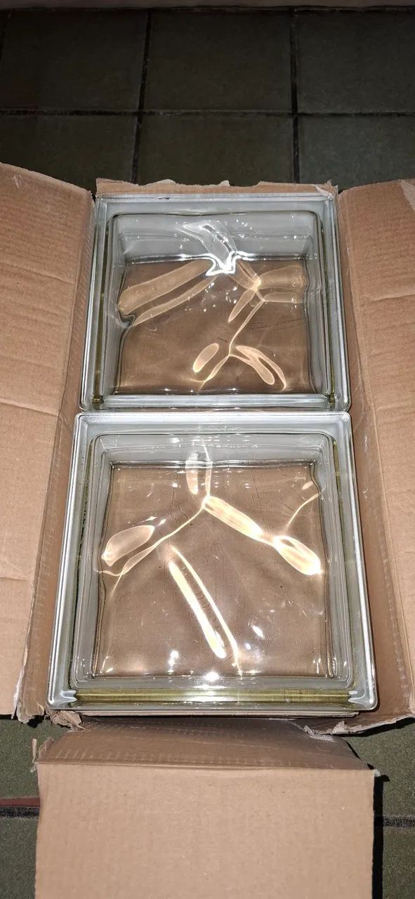 Blocos de vidro decorativos para sua casa