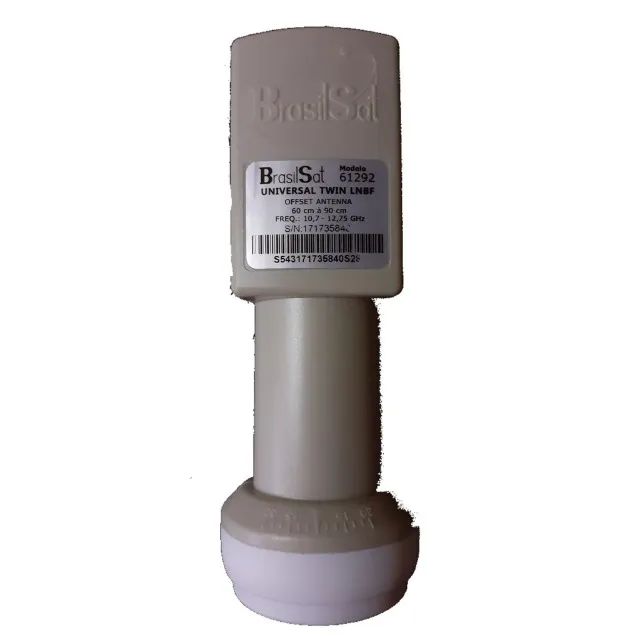 LnB Duplo Universal KU Antenas 45, 60, 75 e 90 de todas operadoras