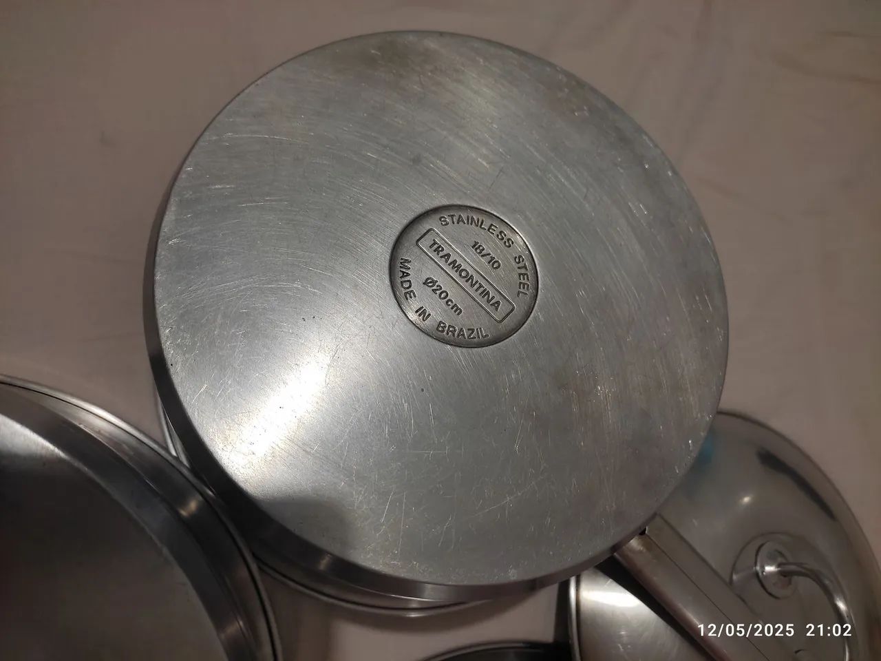 Conjunto de Panelas Tramontina ,Aço Inox - Foto 4