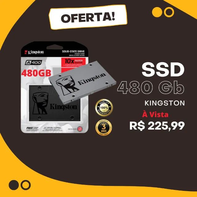 SSD 480 Gb, Ssd 480Gb (Kingston/Novo)