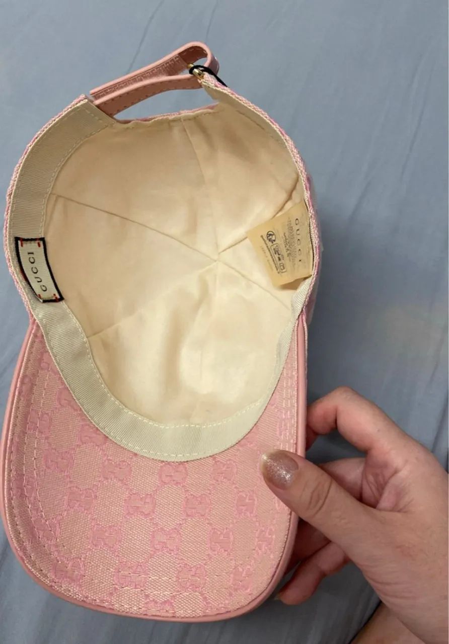 Boné cor de rosa claro italiana - Foto 2