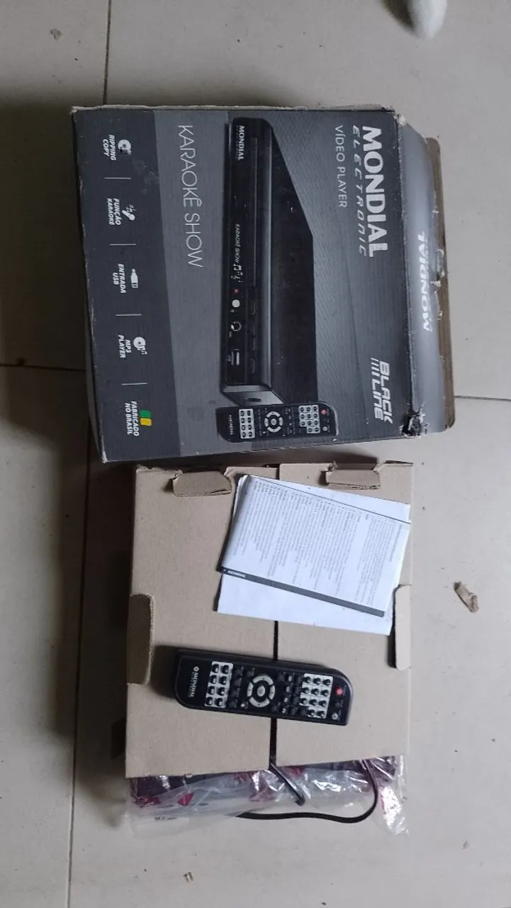 DVD Player Karaoke Show Mondial