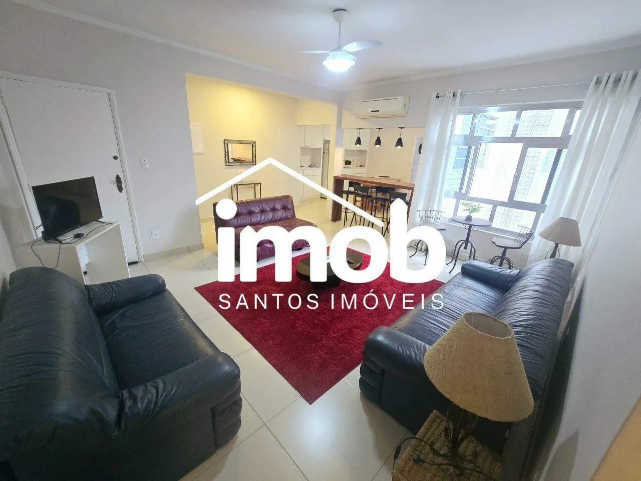 LOCAÇÃO - APARTAMENTO 2 DORMITÓRIOS MOBILIADO - GONZAGA - SANTOS