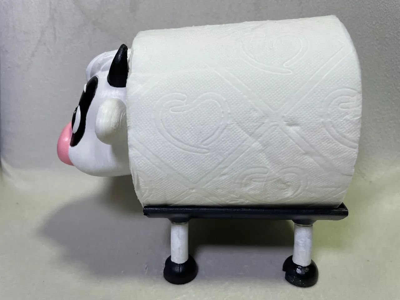 Porta-Rolo de Papel Higiênico Decorativo - Vaca - Foto 4