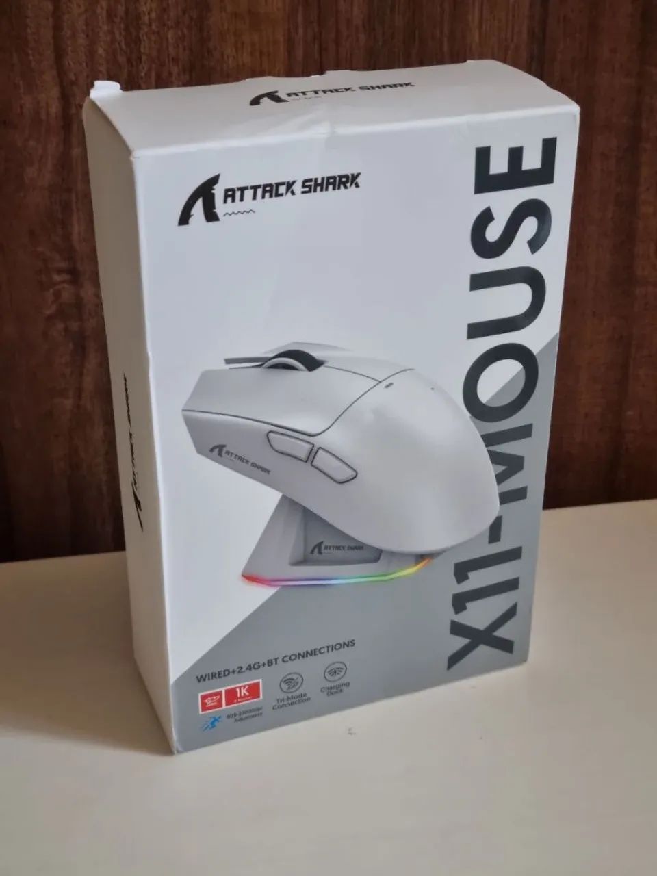 Mouse gamer X11 Attack Shark 3311 com dock - Foto 2
