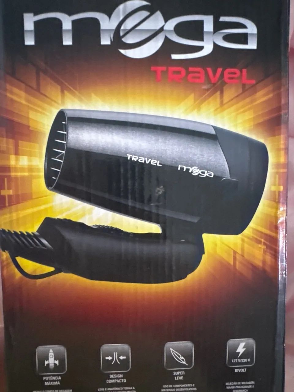 Secador de Cabelo Mega Travel Bivolt