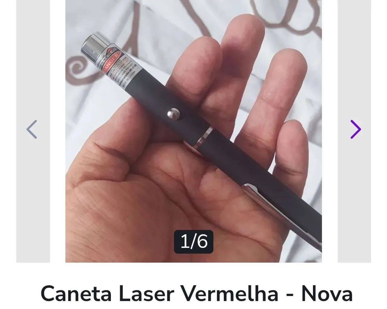 Caneta LASER vermelho - NOVA.