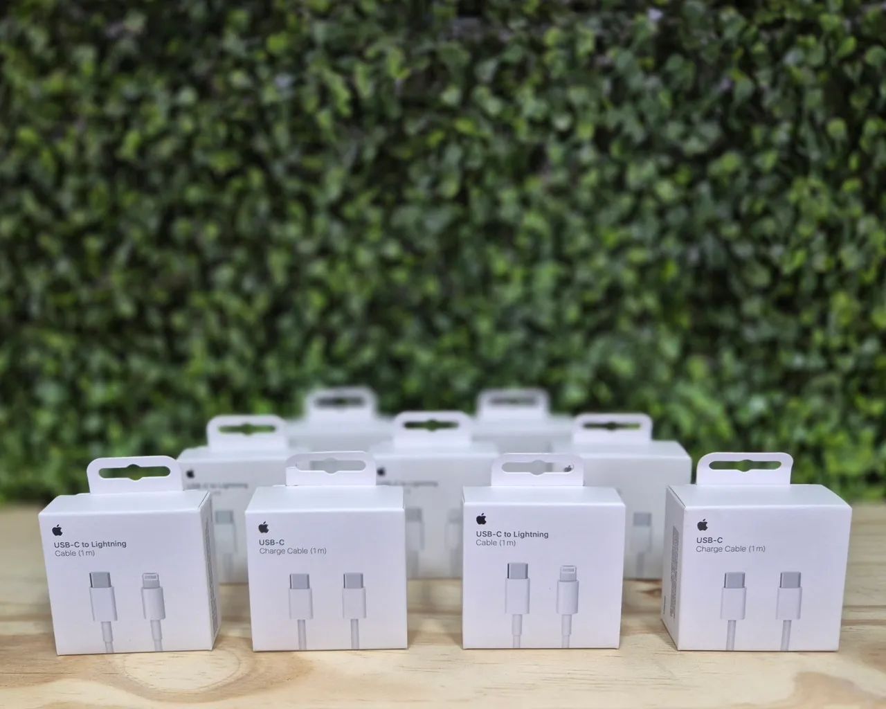 Cabo USB-C Lightning e USB-C Apple (1m) - Novos e originais. Garantia de 1 ano.