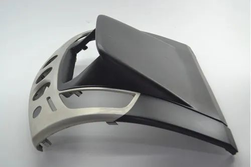 Moldura Central Painel Mitsubishi L200 2012 Original Preto/cinza - Foto 2