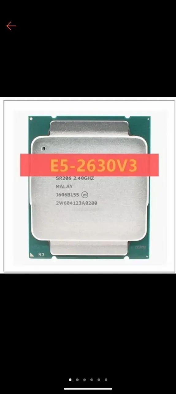 processador 2630v3 xeon x99