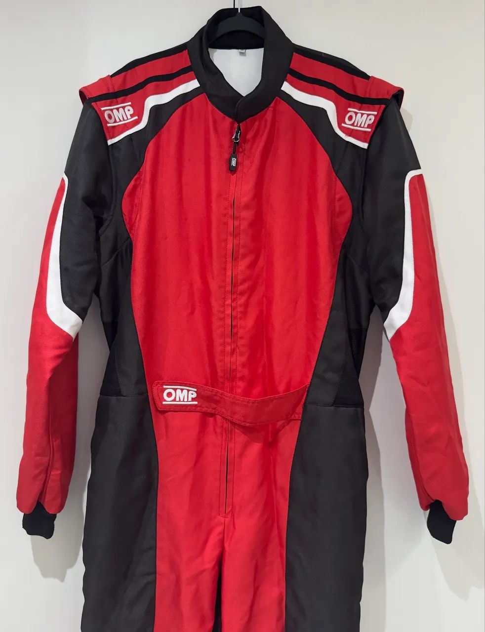 Macacão Kart Omp Ks-3 Vermelho - Tamanho 56 - Excelente