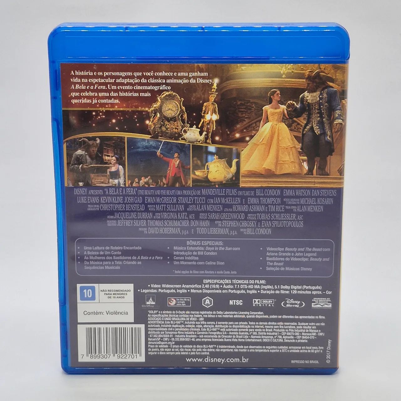 Blu-Ray - Disney - A Bela e a Fera (Beauty and the Beast) - Foto 2