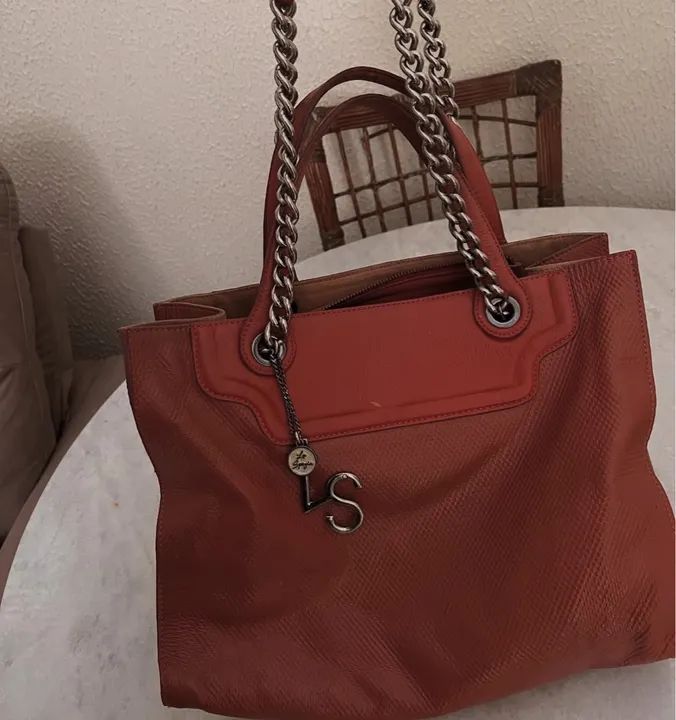 Bolsa couro de arraia - Foto 4