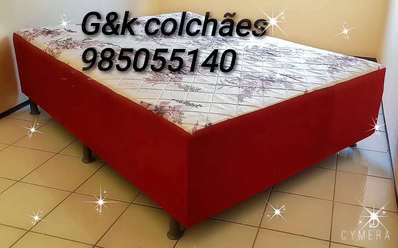Cama Box Casal Conforto Floral - Foto 3