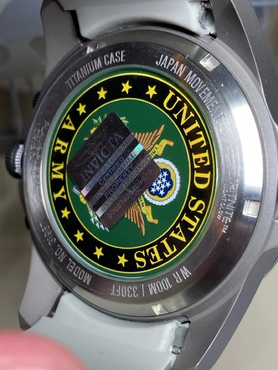 Relógio Invicta U.S. Army camuflado, original, SEM USO, completo. - Foto 4
