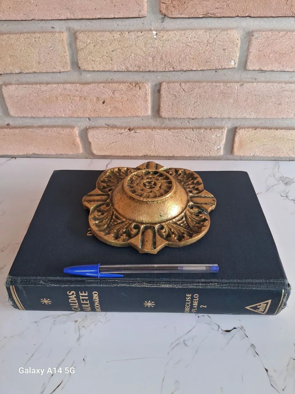 Cinzeiro vintage em bronze maciço  - Foto 3