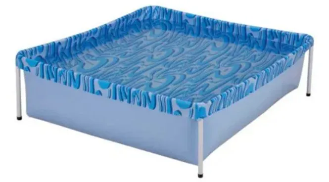 Piscina Infantil Quadrada com Estrutura