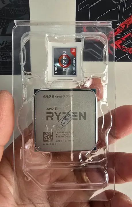Processador AMD Ryzen 5 5500 3.6GHz (4.2GHz Turbo), 6-Cores 12-Threads,  AM4