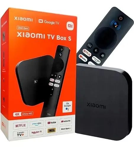 Xiaomi Mi Box S 2ª Geração Resolução 4k Ultra Hd Hdr Dolby Vision HDR10+ com Chromecast