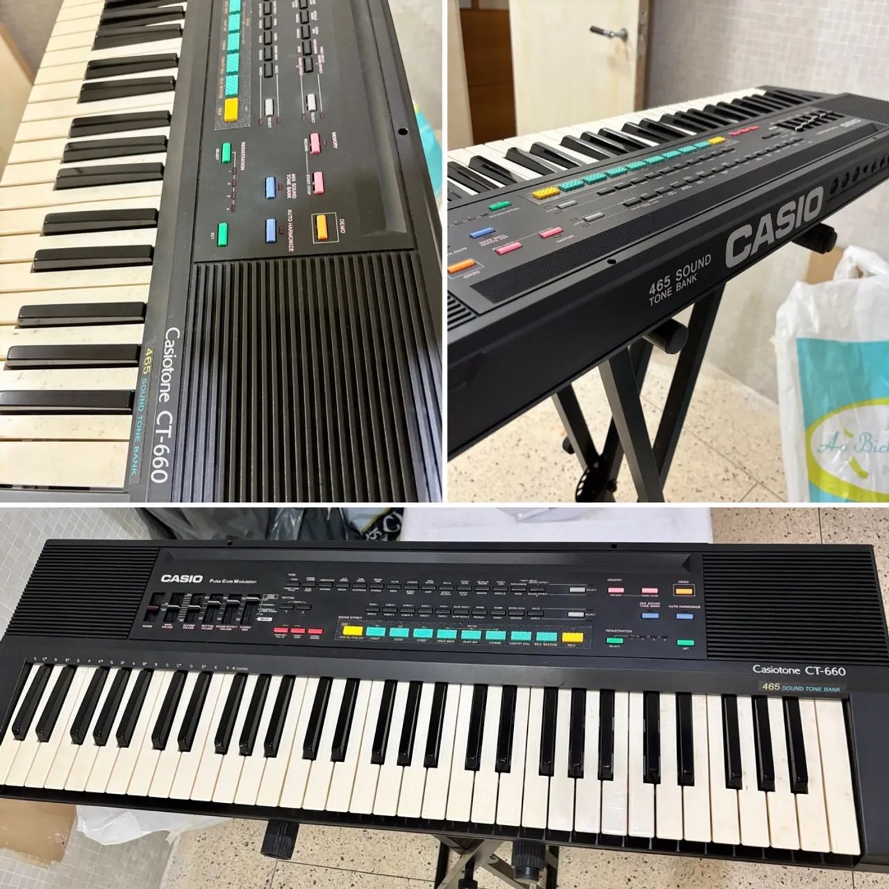 Teclado Casio CT-660 465 Sons