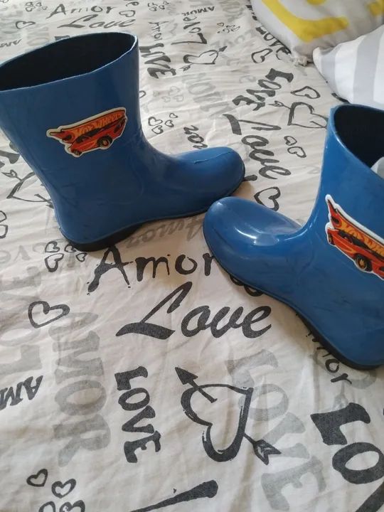 Botas de chuva Hot Wheels - Azul