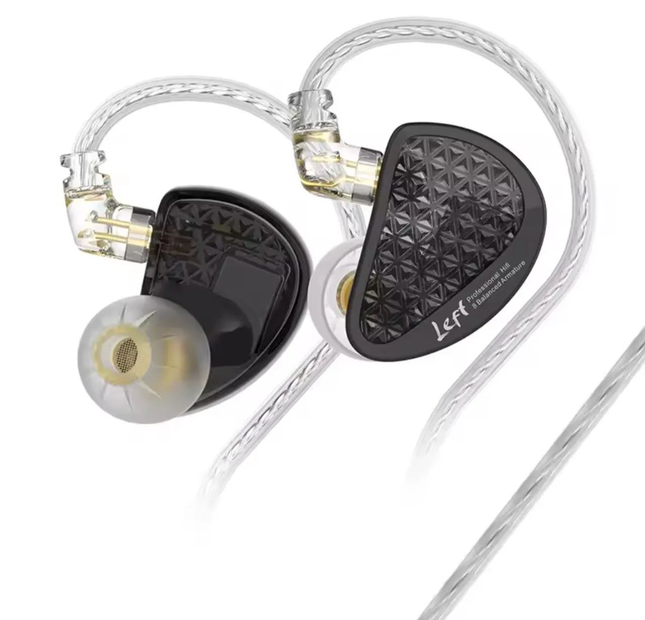 FONE PROFISSIONAL KZ AS16 PRO - LACRADO - 16 DRIVERS  - COM MICROFONE  - Foto 4