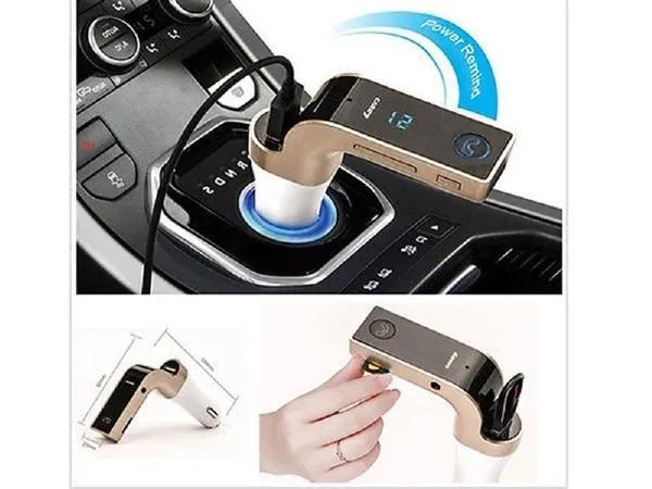 Transmissor FM Carg7 Bluetooth Carregador Veicular G7 USB - Foto 4