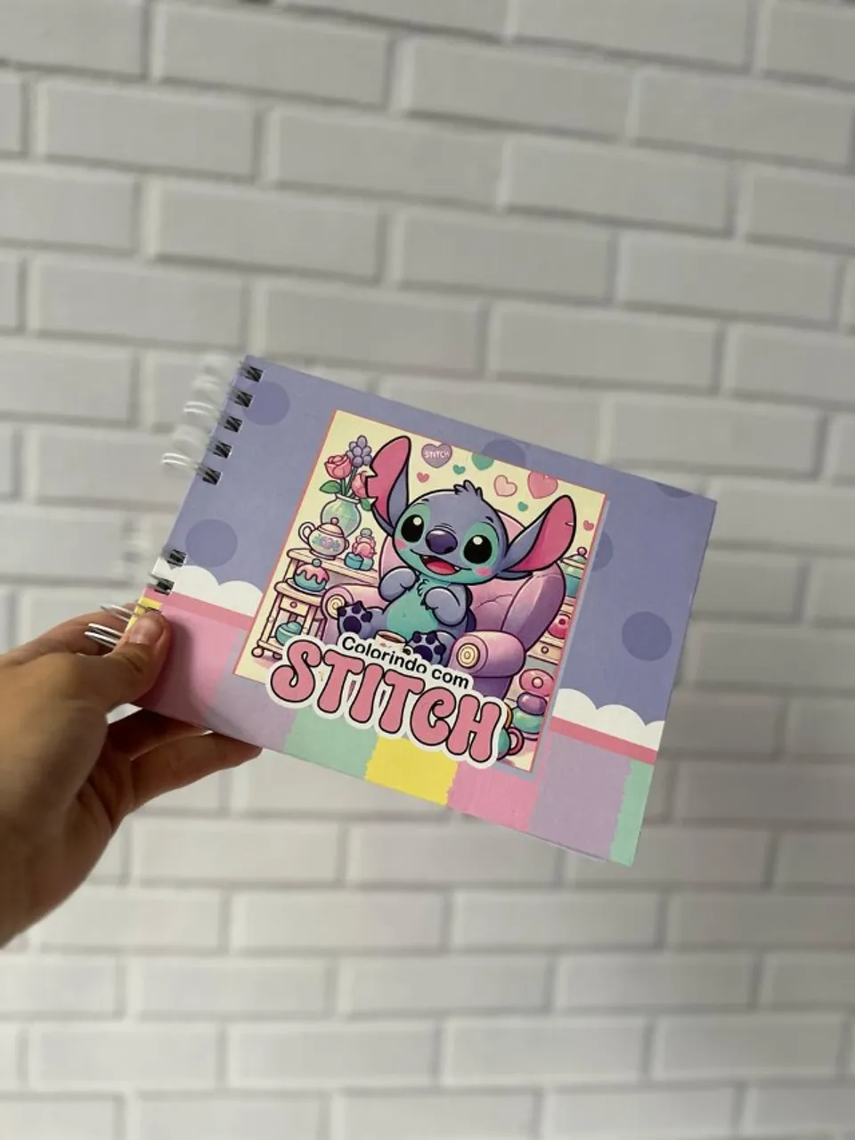 Caderno de Pintura Colorindo com Stitch (Fazemos entregas!)