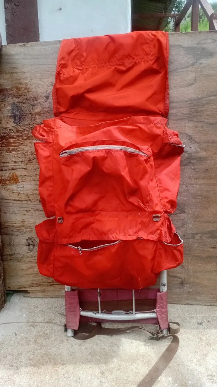  Muchila Antiga com suporte - Foto 3