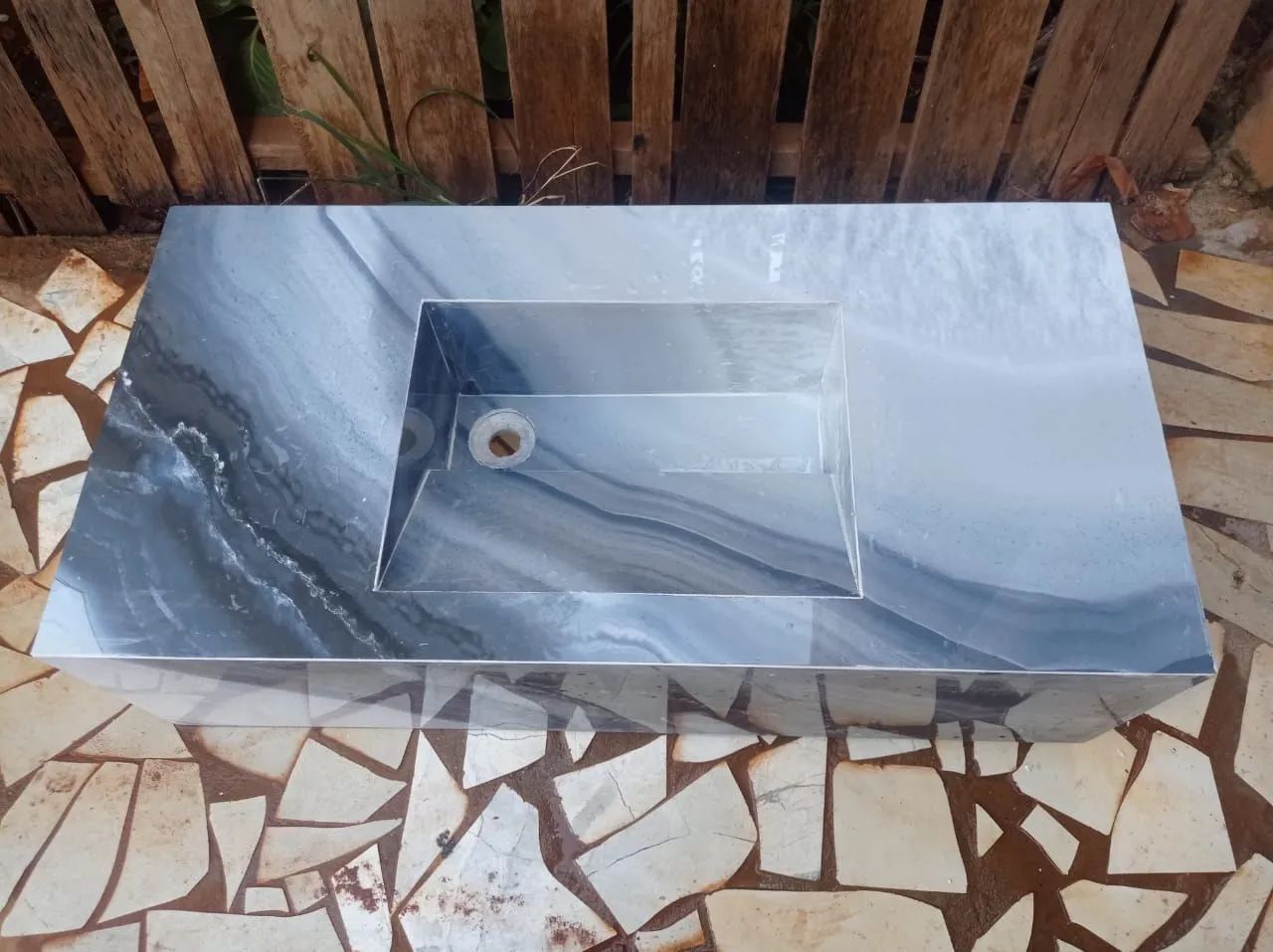 Pia de mármore para banheiro - Foto 2