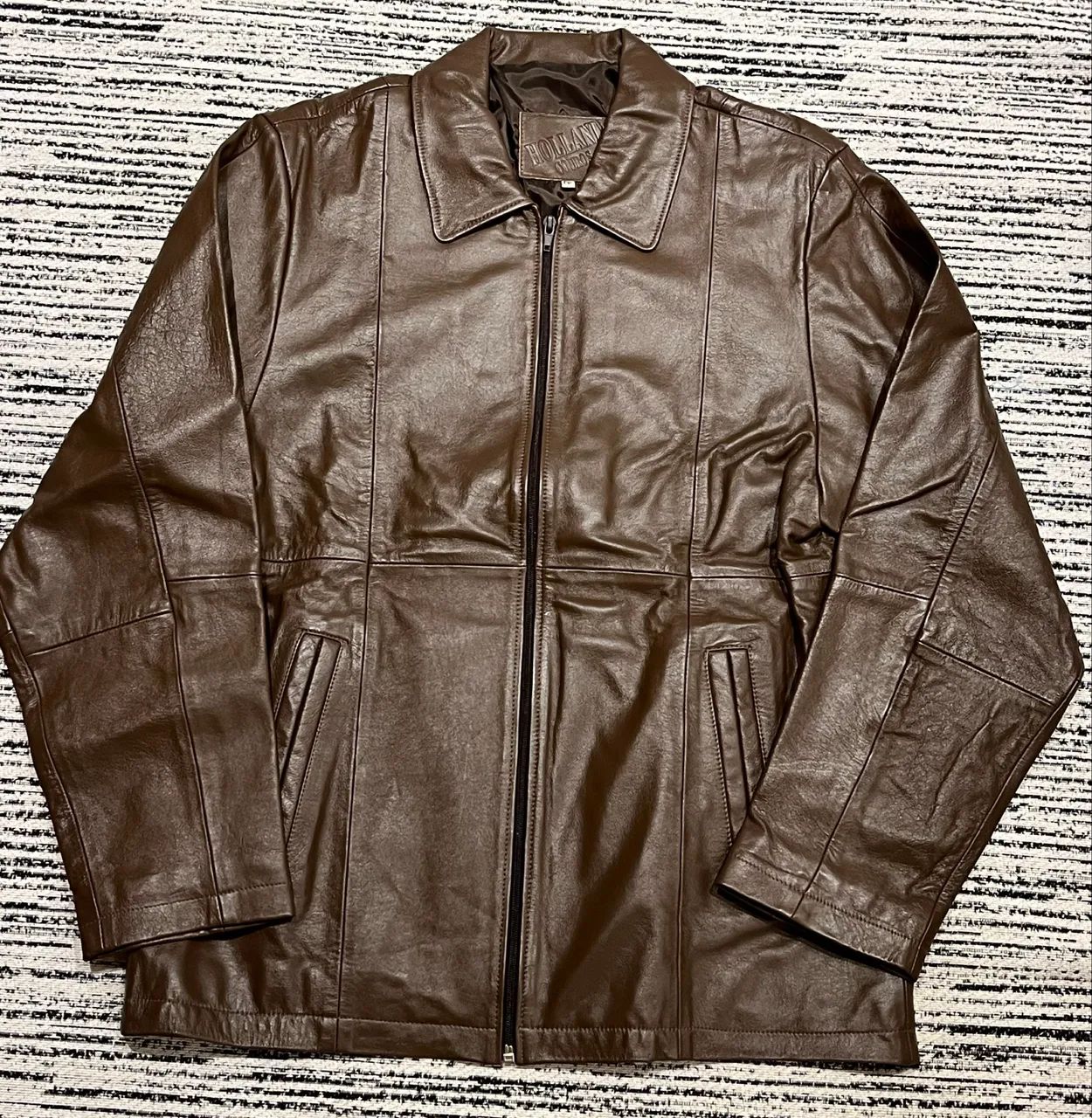 Jaqueta de couro marrom NUNCA USADA! Roupas Setor Sudoeste