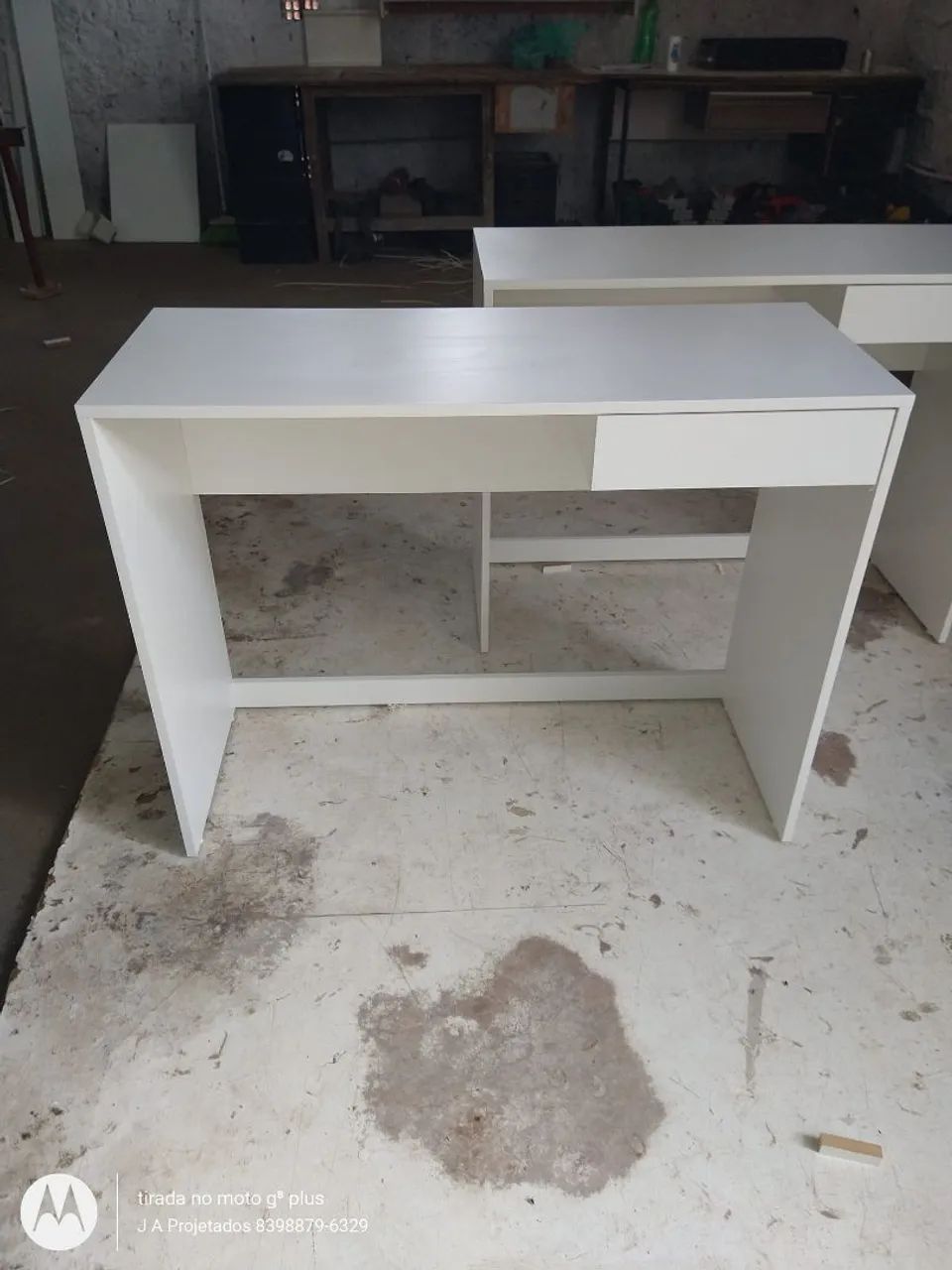 Escrivaninha simples com 1 gaveta - Foto 4