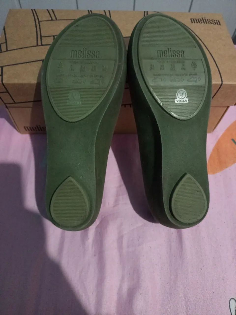 Melissa ultragirl velvet flocada verde - Foto 4
