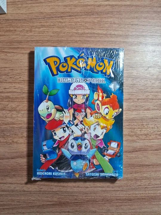 Mangás Pokémon Diamond & Pearl Novos e Lacrados <br>  - Foto 3