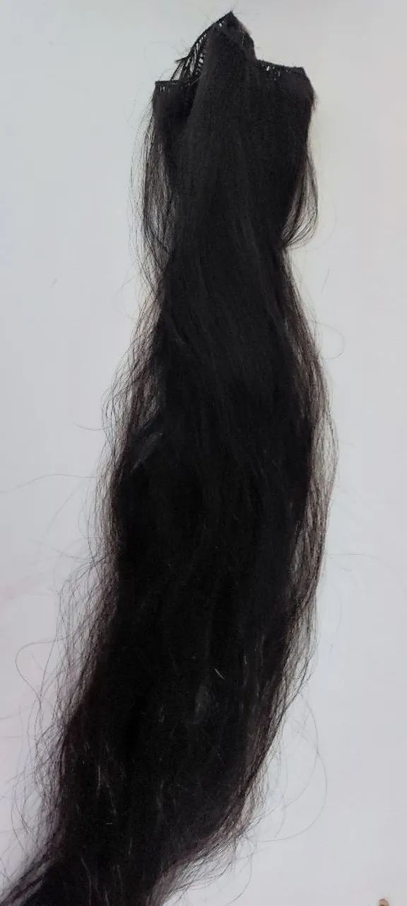 Cabelos longos 40cm escuro  - Foto 3