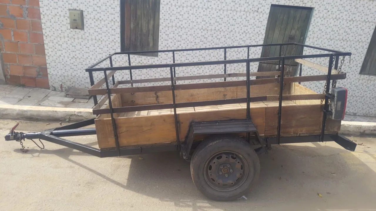 Carretinha para transporte 1,10m X 2,20m